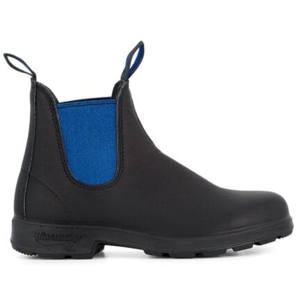 Blundstone 515 Black Blue Leather Chelsea Boots Black Blue Slip On Retro Ankle - Knighthood Store