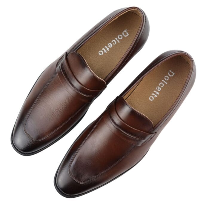 Mocassini da uomo, foderati in pelle, slip-on, eleganti, formali, neri e marroni - Knighthood Store