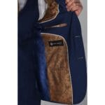 Mayfair- Men's Plain Blue Blazer Weddings & Prom - Image 2