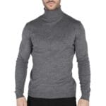 Pull polaire pour homme, col roulé, coupe ajustée, léger - Knighthood Store