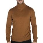 Pull polaire pour homme, col roulé, coupe ajustée, léger - Knighthood Store