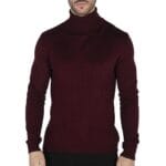 Pull polaire pour homme, col roulé, coupe ajustée, léger - Knighthood Store