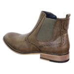 Botas brogue para hombre, sin cordones, con cremallera, estilo clásico de los años 20, estilo Gatsby, anteojeras de cuero - Knighthood Store