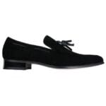Mocassini da uomo in pelle scamosciata, scarpe da guida slip-on con nappe, eleganti e casual - Knighthood Store