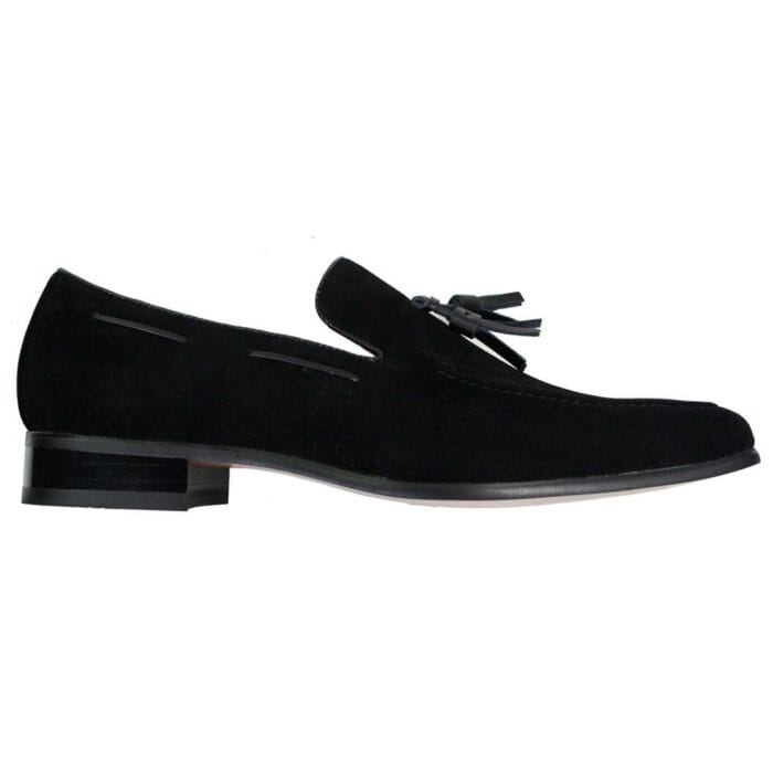 Mocassini da uomo in pelle scamosciata, scarpe da guida slip-on con nappe, eleganti e casual - Knighthood Store