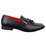 Mocassini da uomo classici vintage con nappe in pelle PU, eleganti e casual - Knighthood Store