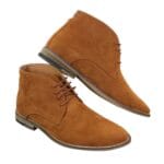 Herren Wildleder Stiefeletten Chelsea Schnürstiefeletten Echtlederfutter Italienisches Design Smart Casual - Knighthood Store
