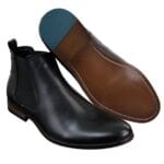 Bottines Chelsea en cuir italien pour homme, style décontracté et élégant, style Desert Dealer, marron - Knighthood Store