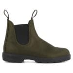 Botas Chelsea Blundstone 2052 de piel verde oliva y caqui, clásicas, sin cordones - Knighthood Store