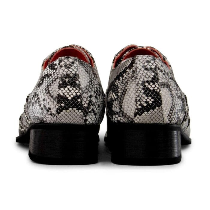 Zapatos de punta de metal para hombre, de ante, charol, con cordones, estilo vaquero, baile italiano - Knighthood Store