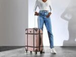 Luggage Suitcase Travel Bag Carry On Hand Cabin Check in Hard-Shell 4 Spinner Wheels Trolley Set | Vintage - Image 132