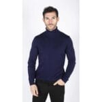 Pull polaire pour homme, col roulé, coupe ajustée, léger - Knighthood Store