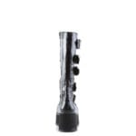Botas de cuña hasta la rodilla Demonia TRASHVILLE 518, unisex, estilo gótico, punk, EMO, plataforma - Knighthood Store