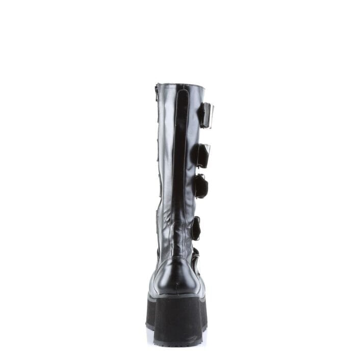 Stivali con zeppa alti fino al ginocchio Demonia TRASHVILLE 518 Stivali unisex Goth Punk EMO Platform - Knighthood Store
