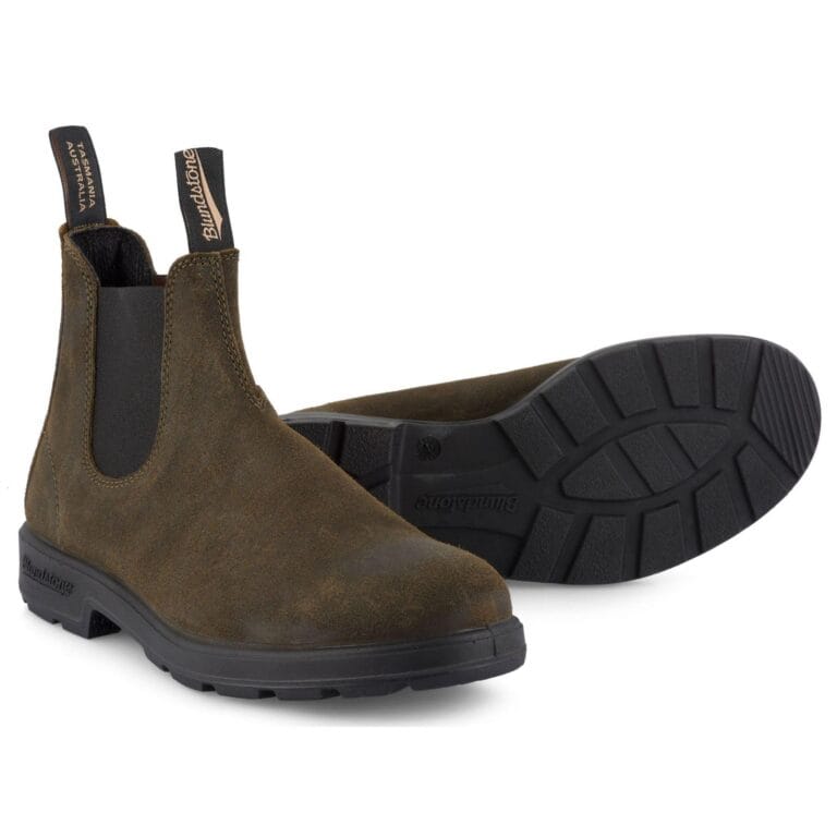 Blundstone 1615 Chelsea Boot aus dunkelolivfarbenem Wildleder - Knighthood Store