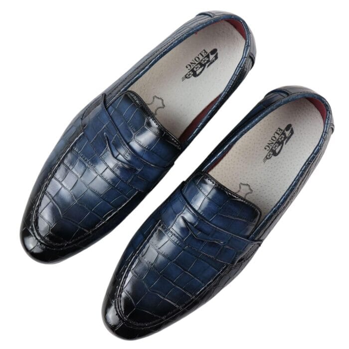 Mocassini da uomo in pelle, foderati, slip-on, eleganti, da indossare - Knighthood Store