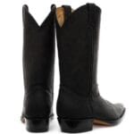 Botas vaqueras para hombre, puntiagudas, negras y marrones, estilo Luisiana, de cuero auténtico, estilo western cubano - Knighthood Store