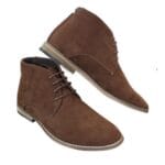 Herren Wildleder Stiefeletten Chelsea Schnürstiefeletten Echtlederfutter Italienisches Design Smart Casual - Knighthood Store