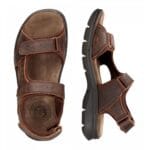 Sandales Salton Basics C4 pour homme, chaussures d'été en cuir à bout ouvert - Knighthood Store