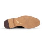 Bottines Chelsea à enfiler en daim bleu marine pour homme - Knighthood Store