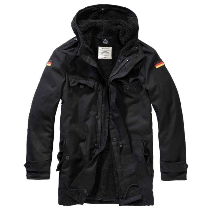 Brandit Field Parka BW 3163 Militär Deutschland Armee Kampfmantel Pelzgefüttert Winter - Knighthood Store