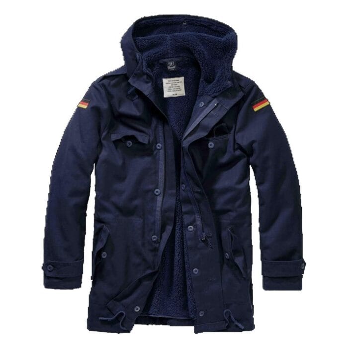 Brandit Field Parka BW 3163 Militär Deutschland Armee Kampfmantel Pelzgefüttert Winter - Knighthood Store