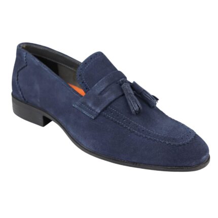 Mens Slip On Loafer Shoes Tassel Real Suede Smart Casual Dress Driving Classic - Knighthood Store