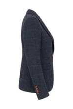 Blazer de tweed para mujer, chaqueta entallada de cuadros con espiga - Tienda Knighthood