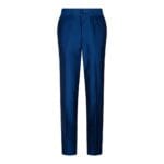 Boys 3 Piece Shiny Blue Wedding Party Suit Tailored Fit Smart Formal - Knighthood Store