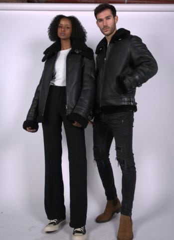 black leather jackets for women