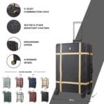 Luggage Suitcase Travel Bag Carry On Hand Cabin Check in Hard-Shell 4 Spinner Wheels Trolley Set | Vintage - Image 138