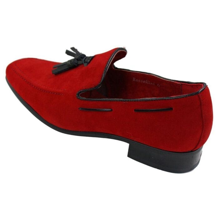 Mocassini da uomo in pelle scamosciata, scarpe da guida slip-on con nappe, eleganti e casual - Knighthood Store