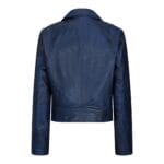 Damen Echtleder Bikerjacke Cross Zip Soft Slim Fit Brando Hellbraun Braun Schwarz Rot Gelb - Knighthood Store