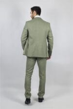 TruClothing TP-22 - Men's Sage 3 Piece Linen Summer Suit - Knighthood Store