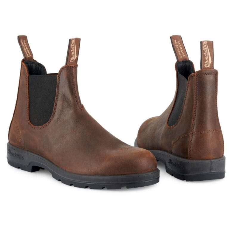 Stivaletto Chelsea Blundstone 1609 in pelle marrone anticata - Knighthood Store