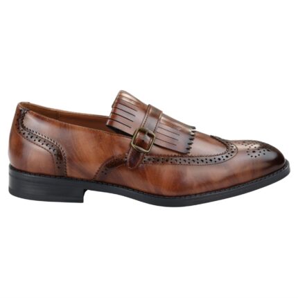 Mens Oxford Monk Shoes Smart Formal Classic Slip On Dress - Knighthood Store
