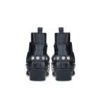 Bottines de cowboy en cuir véritable pour homme, style western, avec chaîne et talon - Knighthood Store