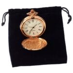 Orologio da tasca Blinders classico in argento e oro rosa degli anni '20 con catena vintage retrò - Knighthood Store