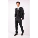 Abito da uomo 3 pezzi blu su misura elegante formale classico vintage Gatsby anni '20 - Knighthood Store