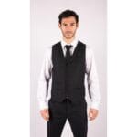 Abito da uomo 3 pezzi blu su misura elegante formale classico vintage Gatsby anni '20 - Knighthood Store