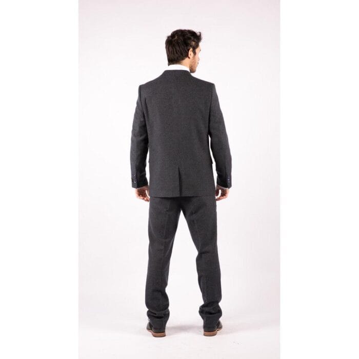 Abito da uomo in tweed di lana, 3 pezzi, autentico stile anni '20, vestibilità classica su misura - Knighthood Store