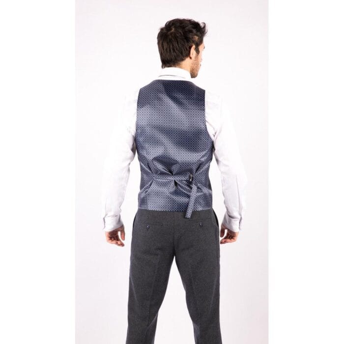 Abito da uomo in tweed di lana, 3 pezzi, autentico stile anni '20, vestibilità classica su misura - Knighthood Store