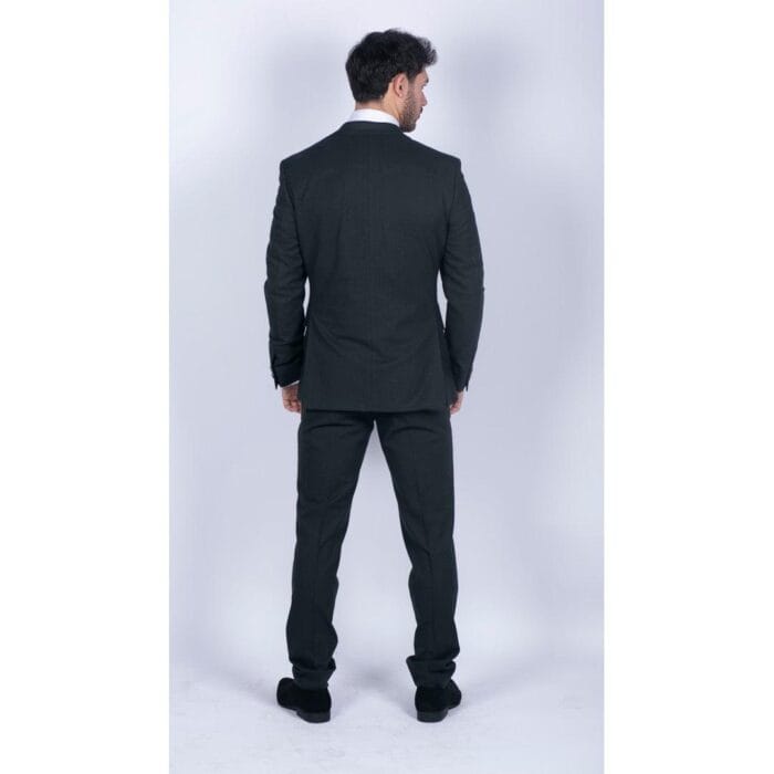 Costume 3 pièces en tweed vert olive pour homme, coupe ajustée, style vintage classique des années 1920 - Knighthood Store