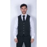 Costume 3 pièces en tweed vert olive pour homme, coupe ajustée, style vintage classique des années 1920 - Knighthood Store
