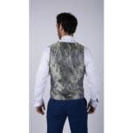 Costume 3 pièces pour homme, bleu roi, à carreaux Prince de Galles, classique, pour mariage - Knighthood Store