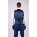 3-teiliger Herrenanzug in Königsblau, maßgeschneidert, für Trauzeugen, Bräutigam, Abschlussball, Hochzeit, klassisch – Knighthood Store