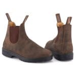 Bottines Chelsea australiennes Blundstone 585 en cuir marron rustique - Knighthood Store