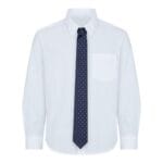Costume 5 pièces bleu marine pour garçon, blazer, gilet, chemise, cravate, pantalon, fête de mariage - Knighthood Store