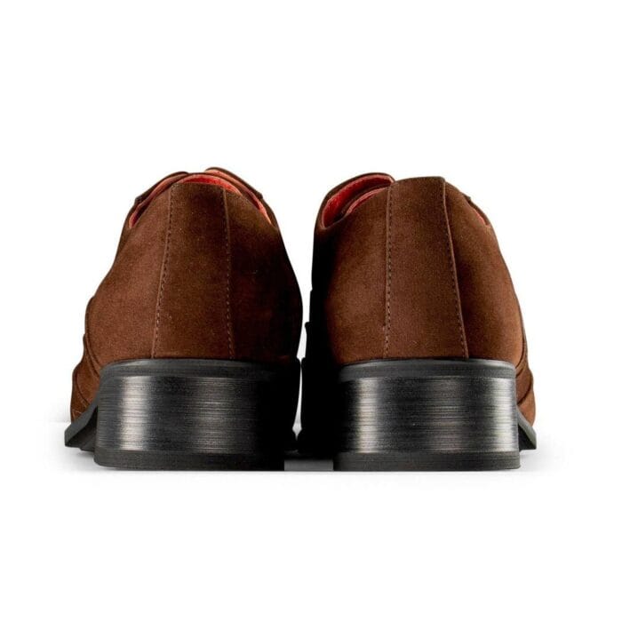 Zapatos de punta de metal para hombre, de ante, charol, con cordones, estilo vaquero, baile italiano - Knighthood Store