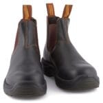 Bottines Chelsea Blundstone 192 en cuir marron à bout en acier - Knighthood Store